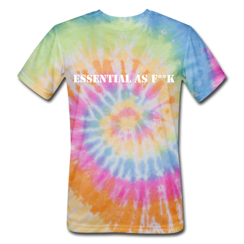 Unisex Tie Dye T-Shirt - rainbow